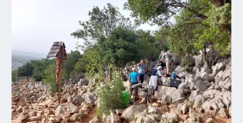 #MEDJUGORJE Podbrodo 🙏〽️🩵sempre noi….〽️👌Meno - 3 ore circa al live