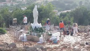 #MEDJUGORJE Podbrodo 🙏〽️🩵sempre noi….〽️👌Meno - 3 ore circa al live