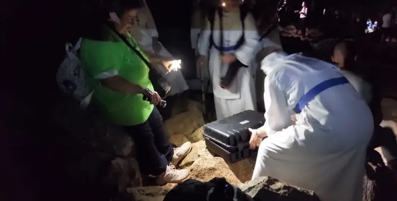 Medjugorje smontiamo le attrezzature