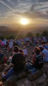 Un tramonto spettacolare sul Podbrodo