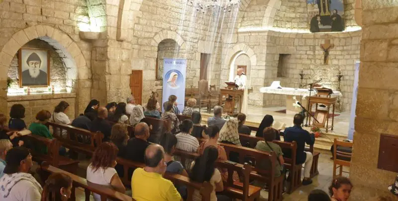 DA RADIO MARIA LIBANO❣️ UN RICORDO SPECIALE PER CIASCUNO DI VOI DAVANTI A SAN CHARBEL🙏 (1)