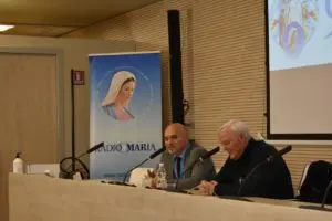Padre Livio e il Presidente Vittorio Viccardi - IX CONVEGNO MONDIALE DI RADIO MARIA- Erba - 131024 (22)