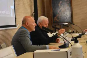 Padre Livio e il Presidente Vittorio Viccardi - IX CONVEGNO MONDIALE DI RADIO MARIA- Erba - 131024 (24)