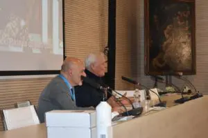 Padre Livio e il Presidente Vittorio Viccardi - Padre Livio e il Presidente Vittorio Viccardi - IX CONVEGNO MONDIALE DI RADIO MARIA- Erba - 131024 (34)