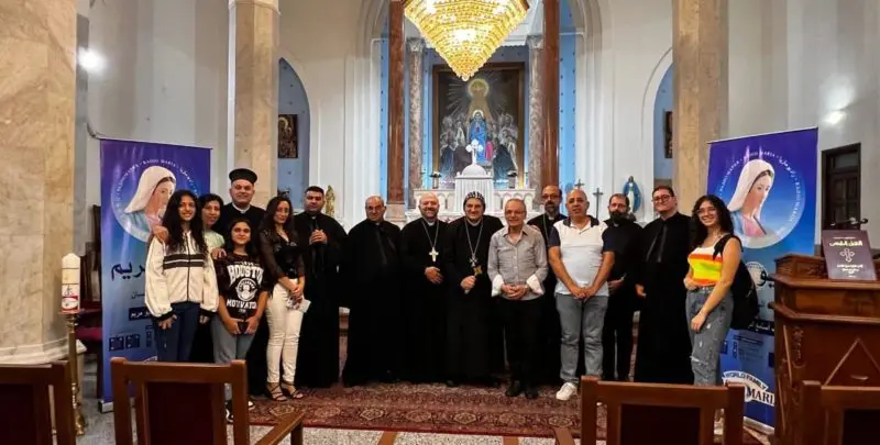 Inaugurazione dello studio mobile di Radio Mariam ad Homs (la più grande diocesi della Siria)