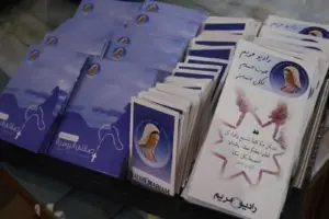 Inaugurazione dello studio mobile di Radio Mariam ad Homs (la più grande diocesi della Siria)