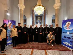 Inaugurazione dello studio mobile di Radio Mariam ad Homs (la più grande diocesi della Siria)