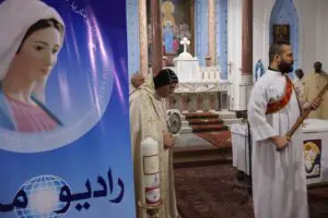 Inaugurazione dello studio mobile di Radio Mariam ad Homs (la più grande diocesi della Siria)