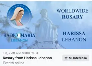 SANTO ROSARIO MONDIALE DI RADIO MARIA - a CURA DI RADIO MARIA LIBANO (4)