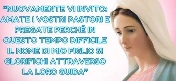 23.I MESSAGGI DELLA REGINA DELLA PACE AI PASTORI