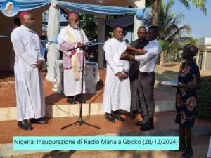 AFRICA NIGERIA INAUGURAZIONE DI RADIO MARIA A GBOKO!!!!