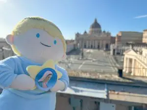 Angelo Gabriel è volato sui tetti di Roma sempre a proteggere la Chiesa di Pietro