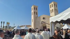 La nuova chiesa del Battesimo di Gesù (Maghtas) sul Giordano