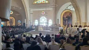 La nuova chiesa del Battesimo di Gesù (Maghtas) sul Giordano