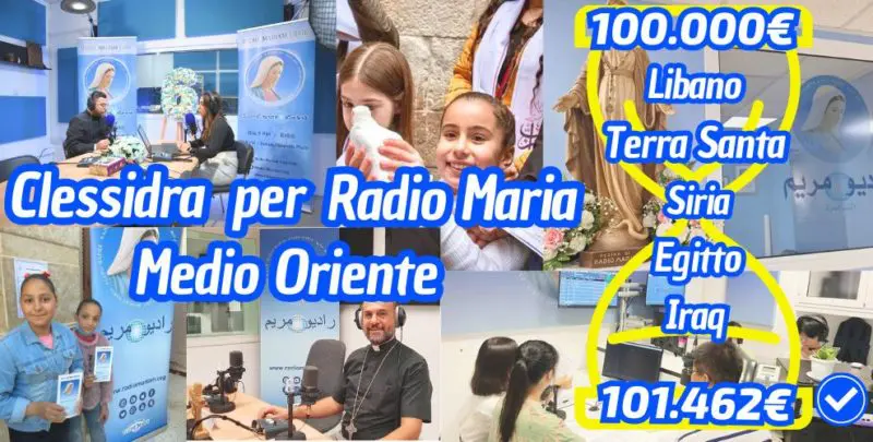 Aggiornamenti della Clessidra per Radio Maria Medio Oriente 08-05-2025