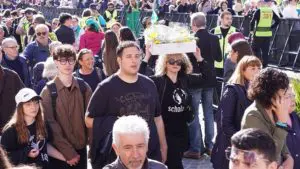 fedeli in Piazza San Pietro