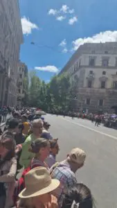 passaggio feretro Papa Francesco