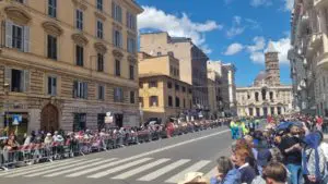 passaggio feretro Papa Francesco