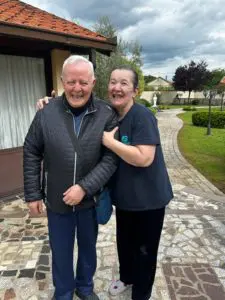 Padre Livio con Vicka