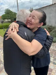 Padre Livio con Vicka