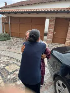 Roberta con Vicka di Medjugorje