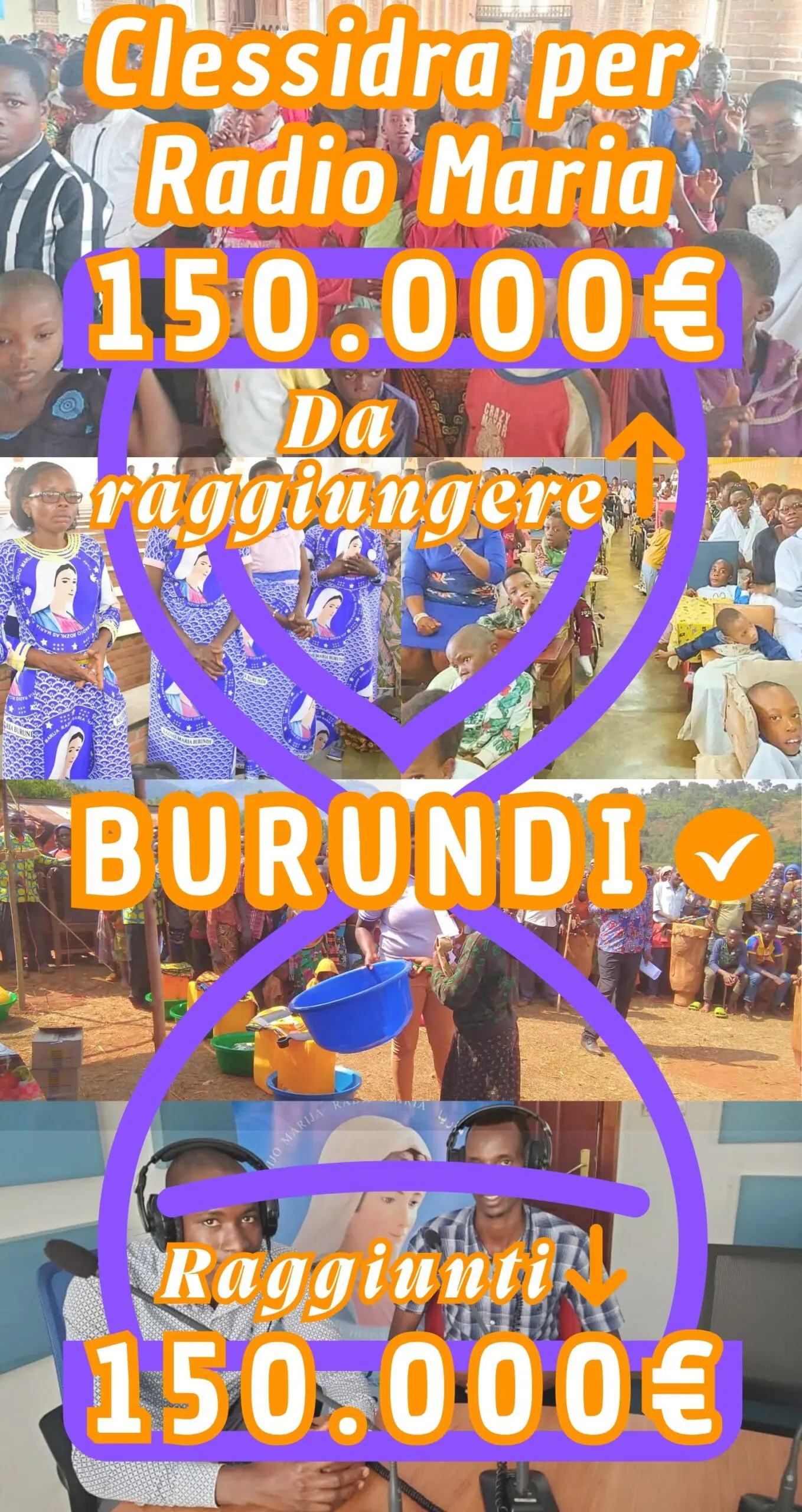 Clessidra Radio Maria Burundi completata