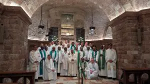 Santa Messa Basilica di San Francesco Ritiro spirituale direttori Radio Maria