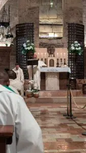 Santa Messa Basilica di San Francesco Ritiro spirituale direttori Radio Maria