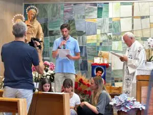 Benedizione reliquia Carlo Acutis Radio Maria (11)