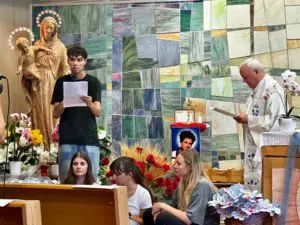 Benedizione reliquia Carlo Acutis Radio Maria (11)