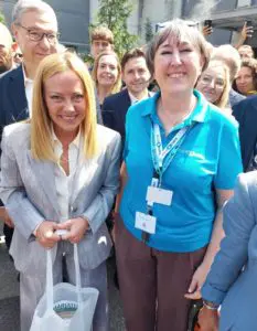 Giorgia Meloni Meeting Rimini Radio Maria (1)