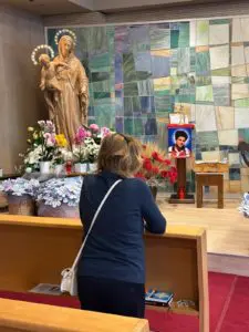 Venerazione reliquia Carlo Acutis cappella Radio Maria 22 agosto