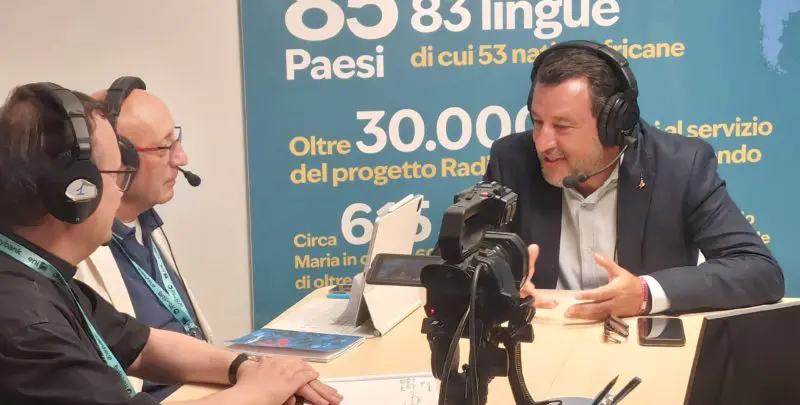 Matteo Salvini Meeting Rimini Radio Maria (1)