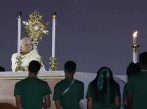 Veglia di preghiera Tor Vergata Papa Leone - Giubileo giovani 2 agosto (2)