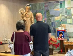 Venerazione reliquia Carlo Acutis cappella Radio Maria 26 Agosto (2)