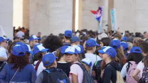 Piazza San Pietro - canonizzazione di Piergiorgio Frassati e Carlo Acutis