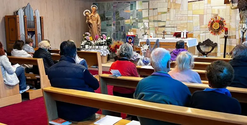 Venerazione reliquia San Carlo Acutis cappella Radio Maria 26 settembre