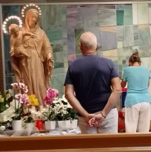 Venerazione reliquia Carlo Acutis cappella Radio Maria 11 Settembre