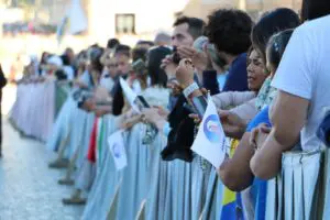 Giubileo della spiritualità mariana processione con Nostra Signora di Fatima