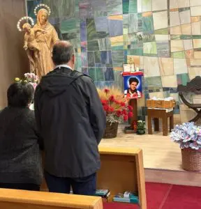 Venerazione Reliquia Carlo Acutis Cappella Radio Maria 22 ottobre (1)