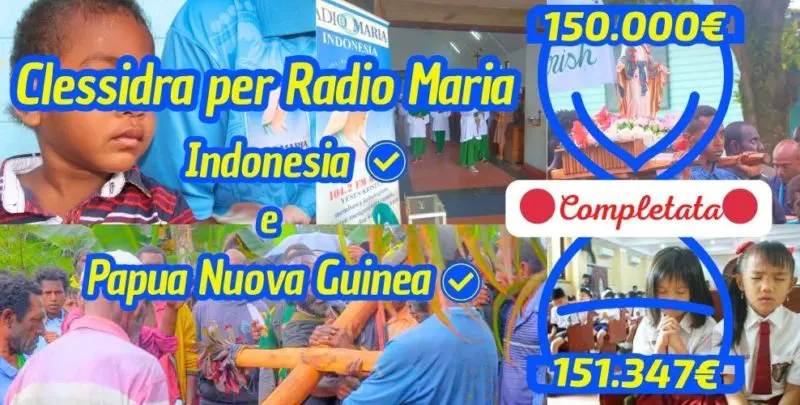 Aggiornamenti della Clessidra per Radio Maria in Indonesia e Radio Maria in Papua Nuova Guinea 20-11-2025