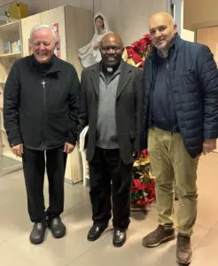 P. Livio con il direttore di Radio Maria Repubblica Democratica del Congo - a Bukavu