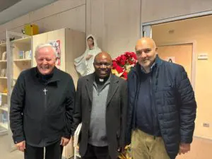 P. Livio con il direttore di Radio Maria Repubblica Democratica del Congo - a Bukavu
