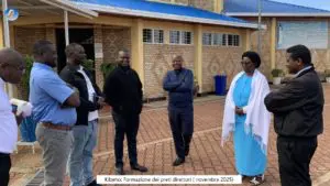 Santuario di Kibeho ( Africa) Un gruppo di Nuovi Direttori di Radio Maria incontra la Veggente Nathalie