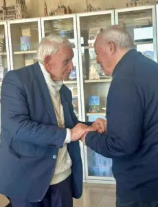 P. Livio con il Card. Ernest Simoni