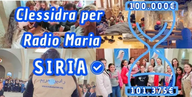 Aggiornamenti della Clessidra per Radio Maria Siria 16-04-2026