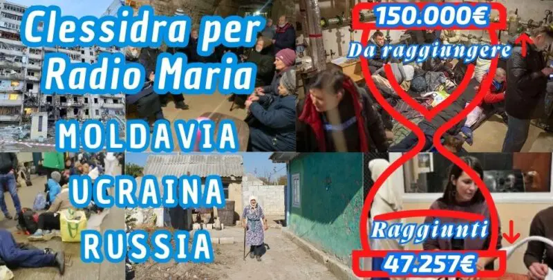 Aggiornamenti della Clessidra per Radio Maria Moldavia, Ucraina e Russia 24-08-2026