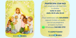 Preghiere dei bambini in diretta