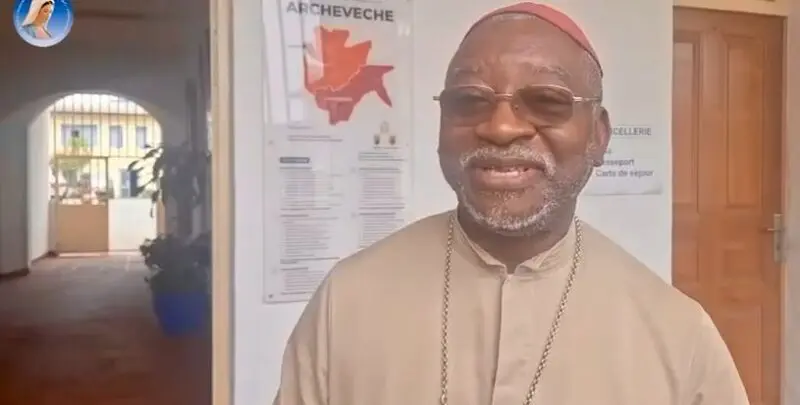 Sua Ecc.za Mons. Jean-Patrick IBA-BA, rivolge un pensiero a Padre Livio