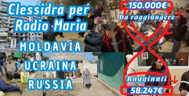 Aggiornamenti della Clessidra per Radio Maria Moldavia, Ucraina e Russia 08-10-2026